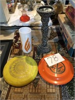 Frisbees and Vases