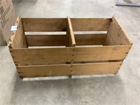 Wooden fruit crate
