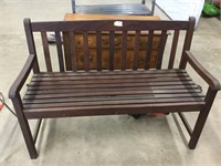 48 inch wide outdoor wooden bench