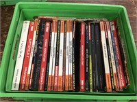 Large lot video game guides in crate