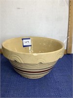 Heavy stoneware bowl - has marking on bottom.