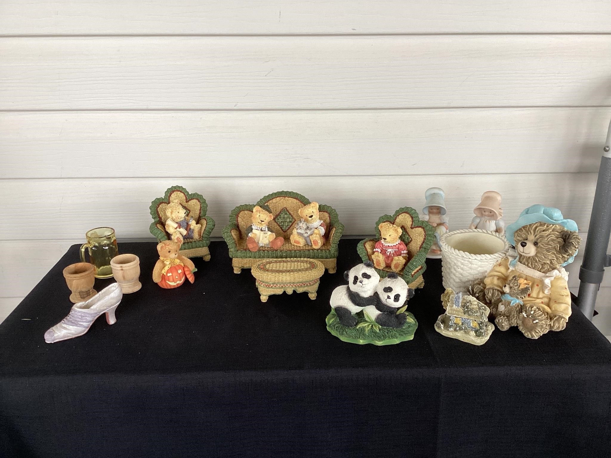 Assorted figurines