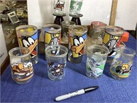 Vintage Loony Tunes glasses and other
