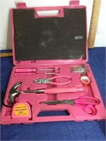 Pink tool set