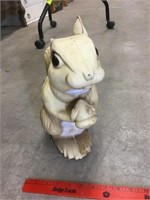 12 inch chipmunk statue (filled with sand)