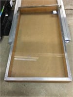 32 x 18 x 3 1/2 display case with glass front