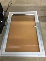 36 x 24 x 2 metal display case