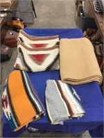 Southwestern style blanket, runners, rug