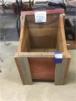 Barnwood firewood box