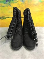 Journee Collection Womens Boots Black JENICCA SZ 9