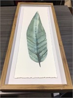 Framed Leaf Wall Decor