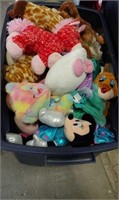 Lidded Tote of Stuffys and More