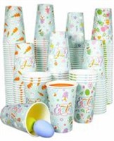 190 Pcs Easter Paper Cups Happy Easter Cup