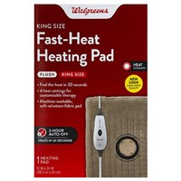 Walgreens Fast Heat Healing Pad King Size