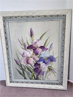 Framed Painting - Iris, 16" X 20"