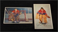 2 1960's Montreal Canadians Promo Cards