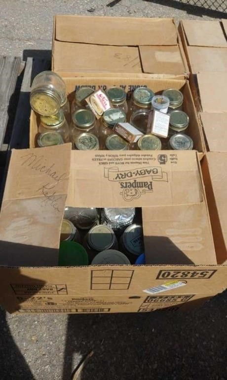 (5) Boxes of Canning Jars