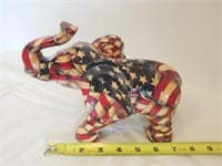 Patriotic Elephant, Stars & Stripes