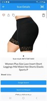 NEW SySea Women's Lace Insert Bike Shorts - XXL