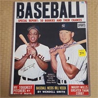 Mickey Mantle, Willie Mays 11"x14" Autograph