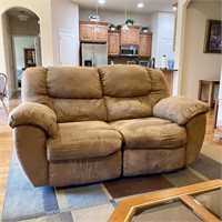 Double Upholstered Manual Recliner