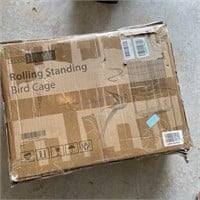 Vivo Home Rolling Standing Bird Cage New in Box