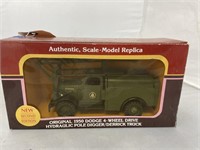 1950 Dodge 4WD Pole Digger Truck Die Cast