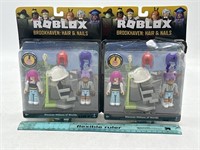 Lot of 2-8pc Roblox Brookhaven Hair & Nails