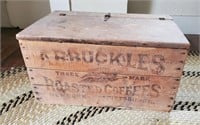 Arbuckles Coffee Wood Box