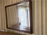 Mirror, Framed, beveled, Wall hanging