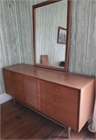 Dresser & mirror, MCM,