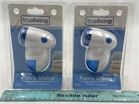 NEW Lot of 2- True Living Fabric Shaver