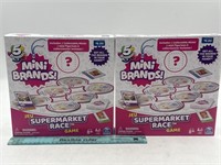 NEW Lot of 2- Mini Brands Supermarket Race Game