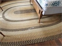 Oval Braided Rug, room size