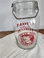 Polk's Milk Gallon Jar