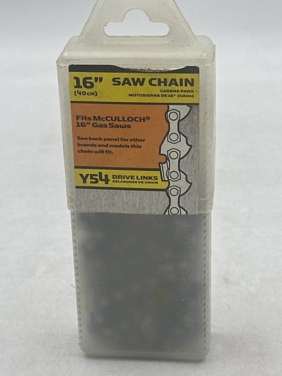 16" Saw Chain Fits McCulloch 16” Gas Saw