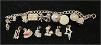 Charm Bracelet with extra charms