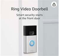 RING VIDEO DOORBELL RET.$150