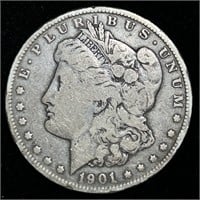 1901-O 90% SILVER MORGAN DOLLAR COIN