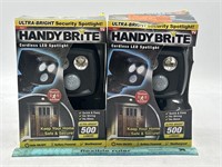 NEW Lot of 2- Handy Brite Cordless Motion
