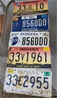License Plates, Indiana,
