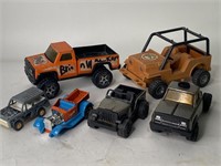 (6) Vtg Toy Trucks: Tootsie, Tonka, Buddy &