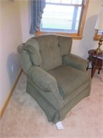 Green Upholstered Chair **Excellent Condition**