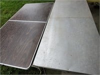Folding Tables (2), 8 foot long