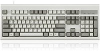 Perixx Classic Retro Gray/White Color Keyboard