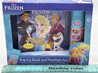 NEW Disney Frozen Pop-up Book & Flashlight Set