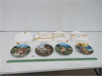 (4) M.J. Hummel Collector Plates