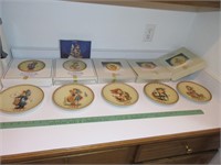 (5) MJ Hummel Annual Collector Plates 1983-1987