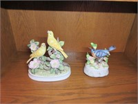 (2) Bird Figurines