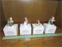 (4) "Berta" Hummel Figurines
